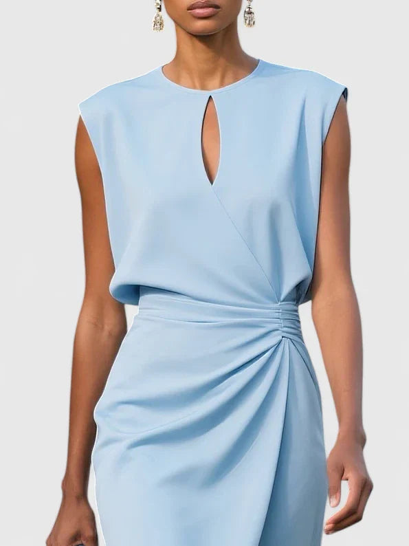 Lisandrah | Sophisticated Office Midi Dress