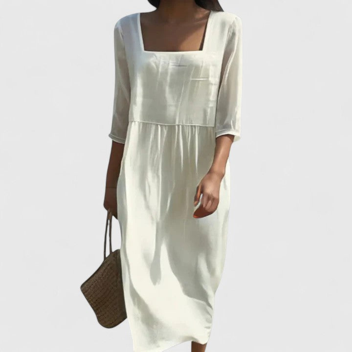 Delyshann | Elegant Tailored Midi Dress
