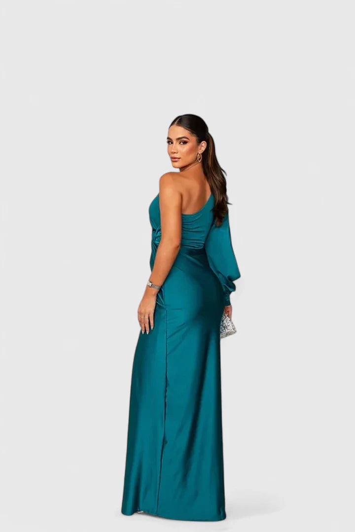Saryxiah | Elegant Pleated Maxi Dress