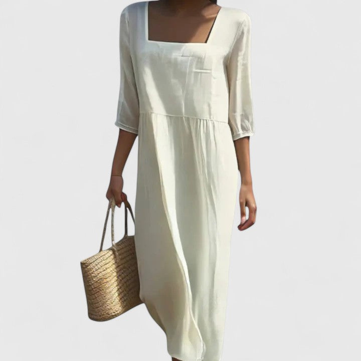 Delyshann | Elegant Tailored Midi Dress