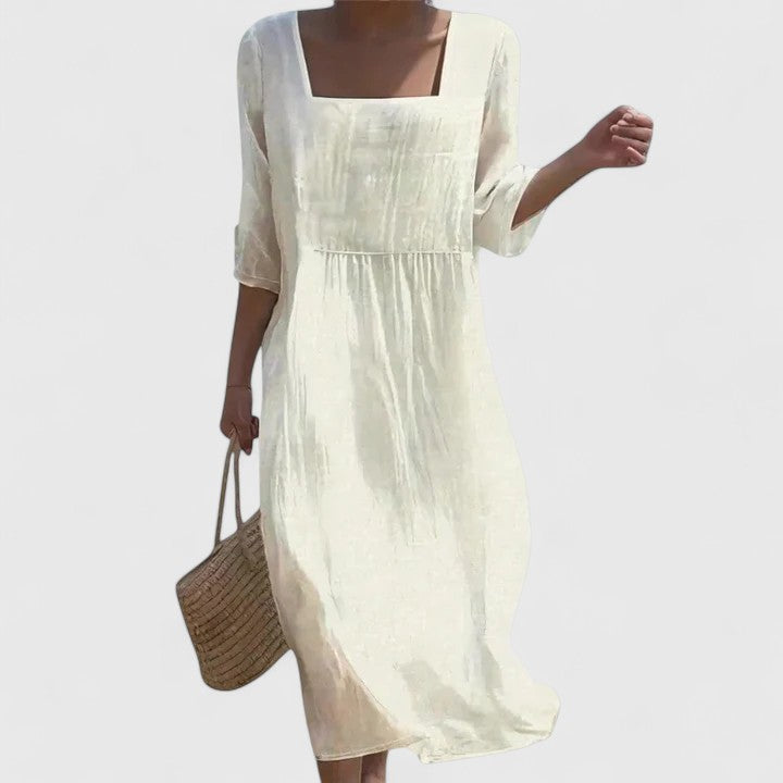 Delyshann | Elegant Tailored Midi Dress