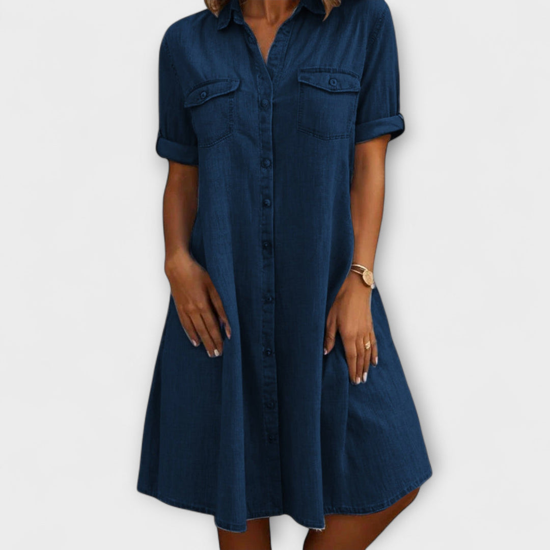 Jennie | Elegant Belted Midi Dress