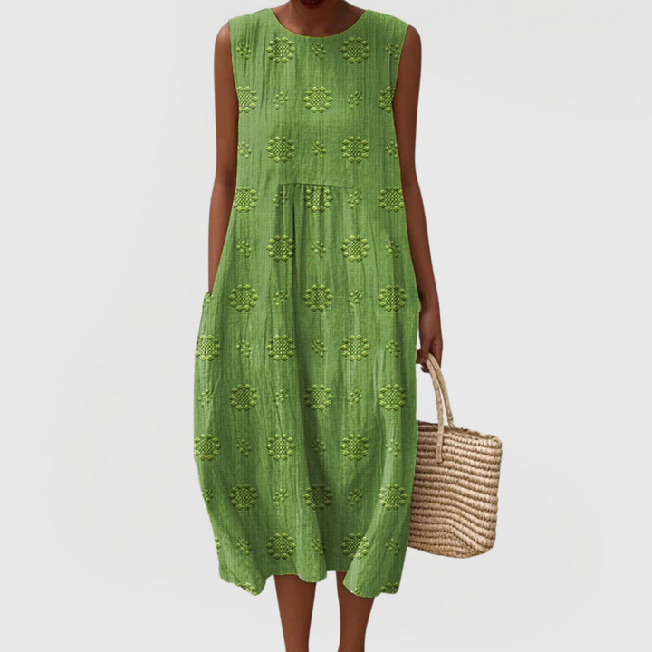 Teresa™ | Elegant Pocket Maxi Dress