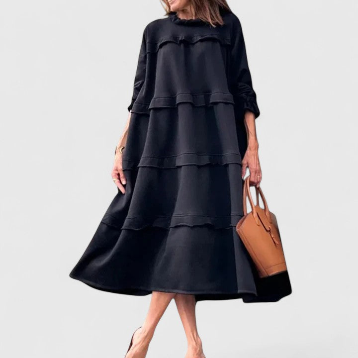 Briannelyse | Sophisticated Structured Midi Dress