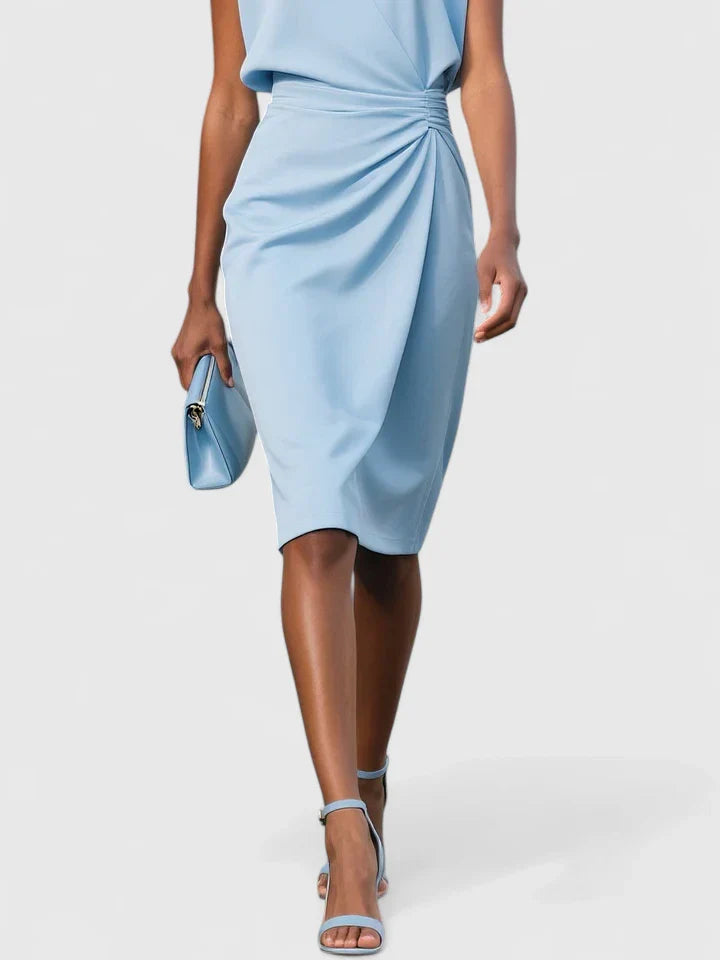 Lisandrah | Sophisticated Office Midi Dress