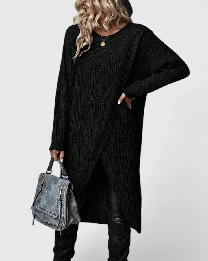 Zarymelle | Elegant Knit Sweater Dress