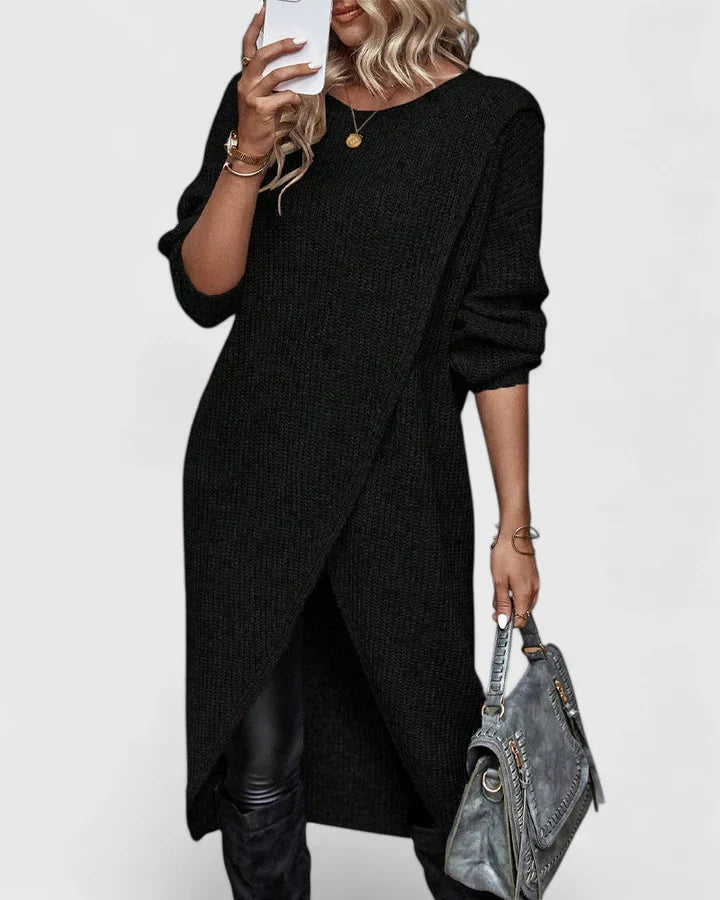 Zarymelle | Elegant Knit Sweater Dress
