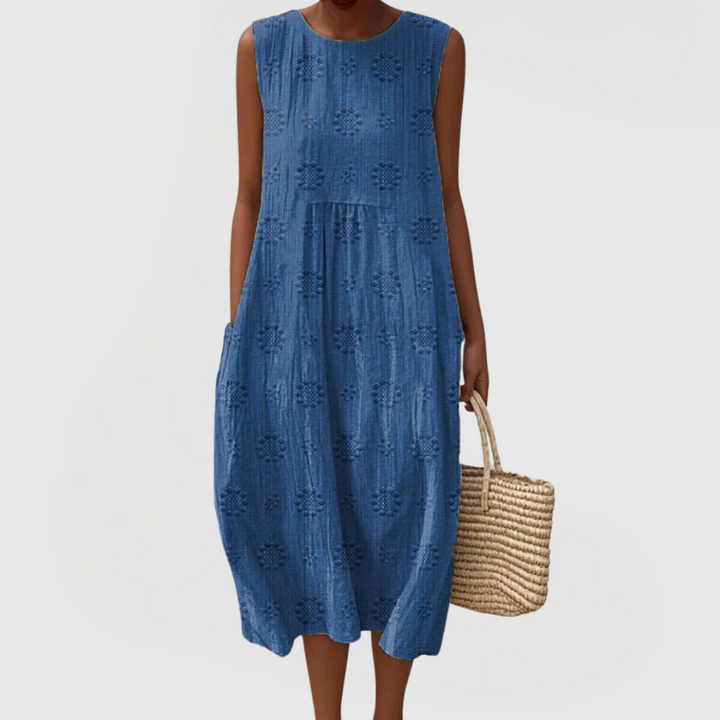Teresa™ | Elegant Pocket Maxi Dress