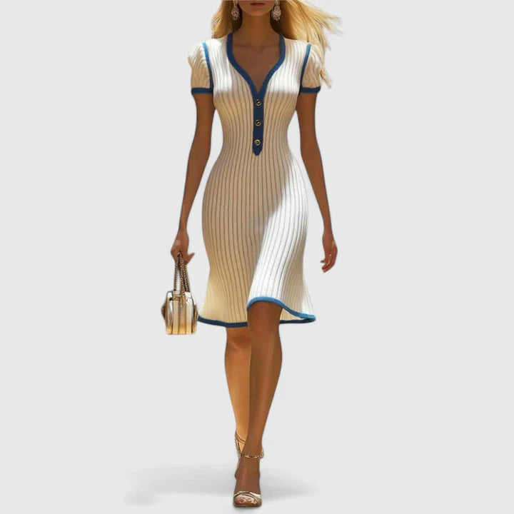 Sophrynanh | Elegant Slim Fit Midi Dress