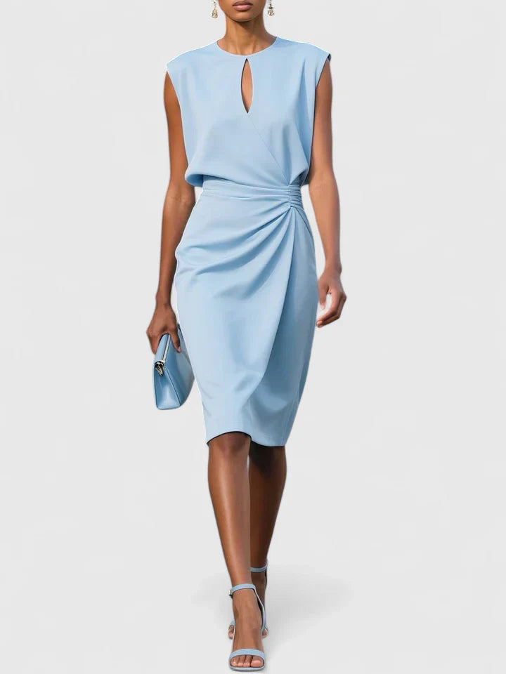 Lisandrah | Sophisticated Office Midi Dress