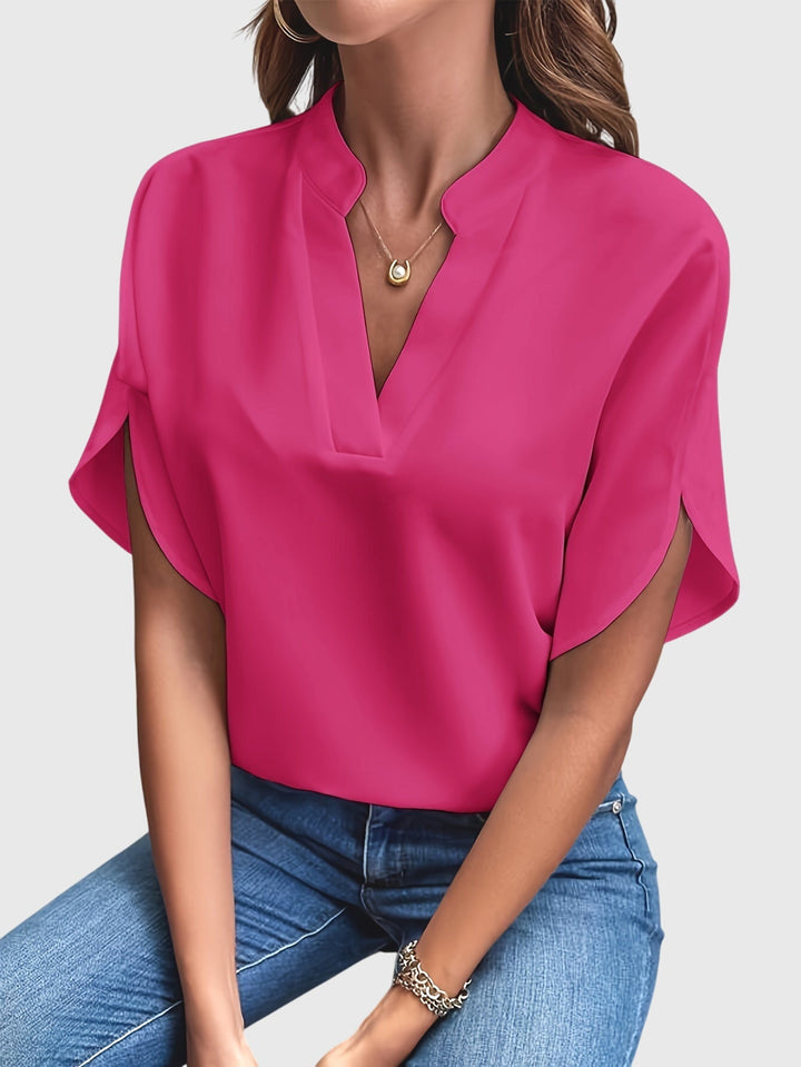 Kristie™ | Elegant Satin Blouse