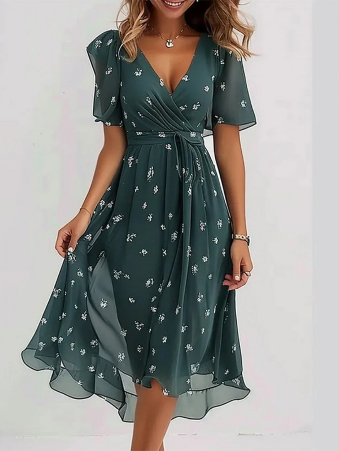 Matilda™ | Flattering Summer Midi Dress
