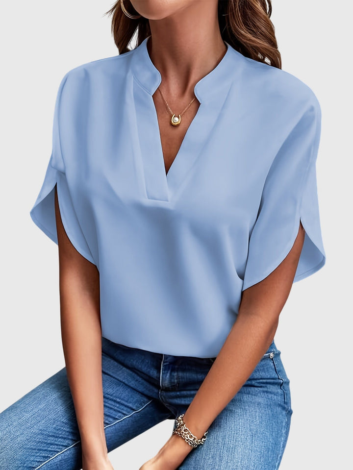 Kristie™ | Elegant Satin Blouse