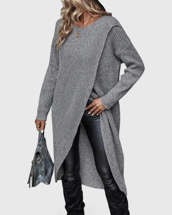 Zarymelle | Elegant Knit Sweater Dress