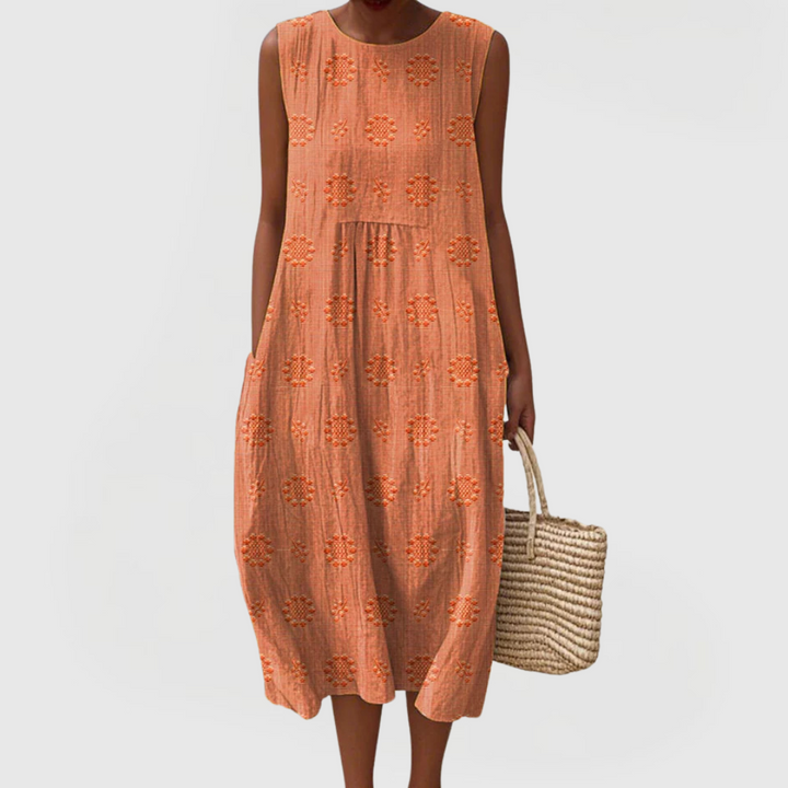 Teresa™ | Elegant Pocket Maxi Dress