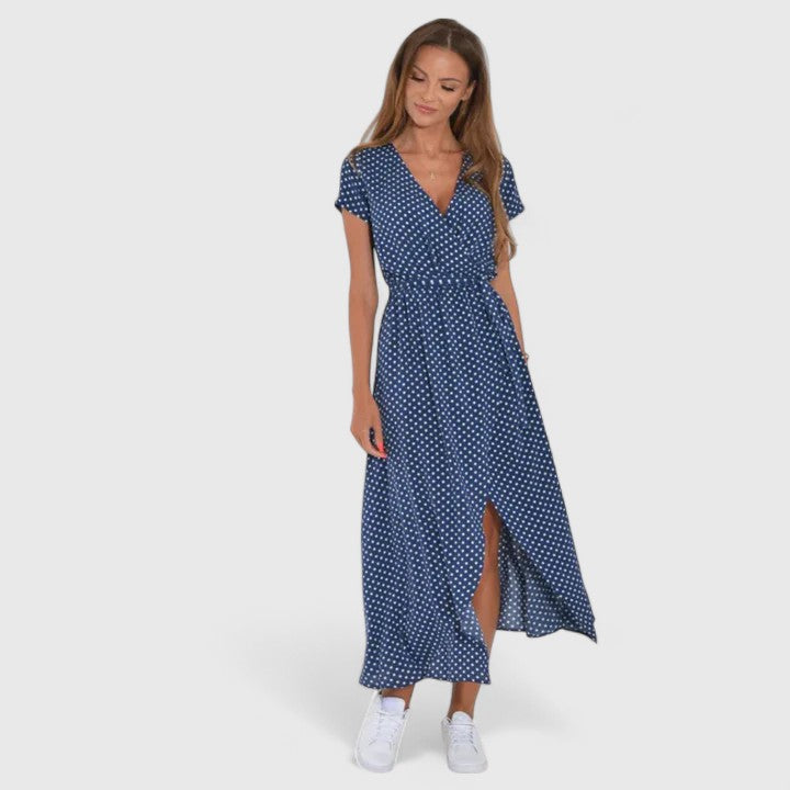 Zinavell | Elegant Pleated Midi Dress