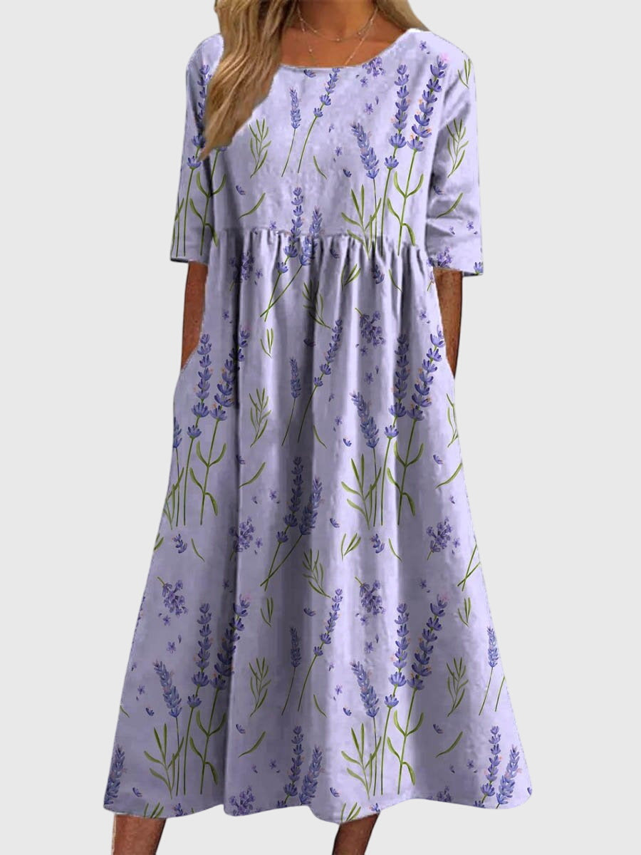 Djala™ | Flattering Slim Fit Midi Dress