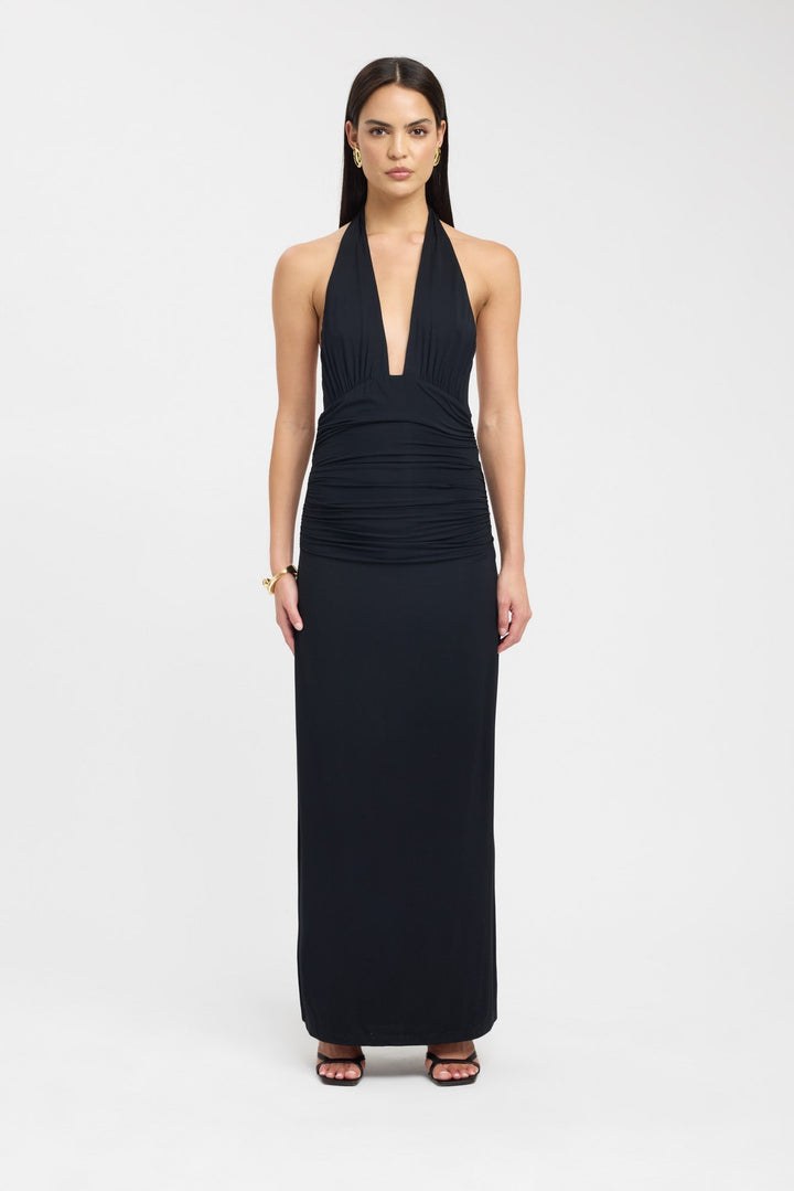 Serenya™ | Elegant Side-Slit Maxi Dress