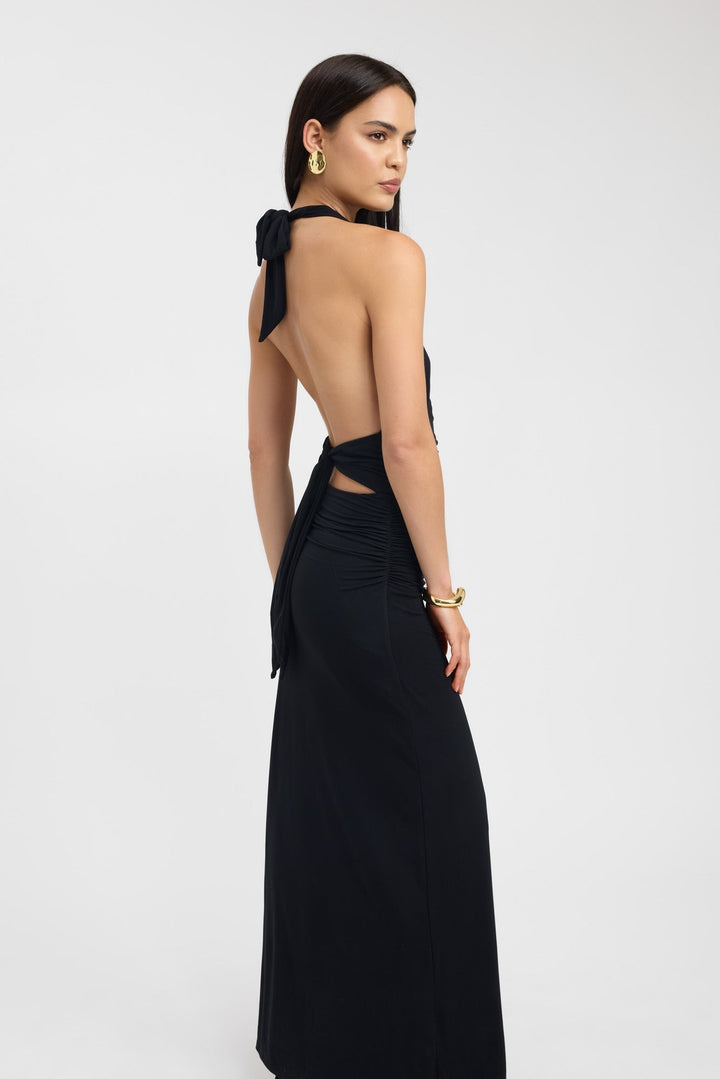 Serenya™ | Elegant Side-Slit Maxi Dress