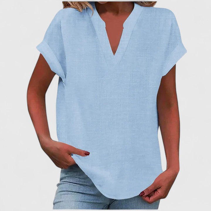 Xavinah | Comfort V-Neck Blouse