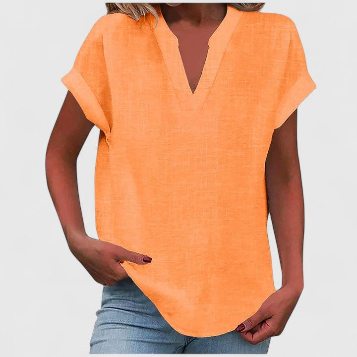 Xavinah | Comfort V-Neck Blouse