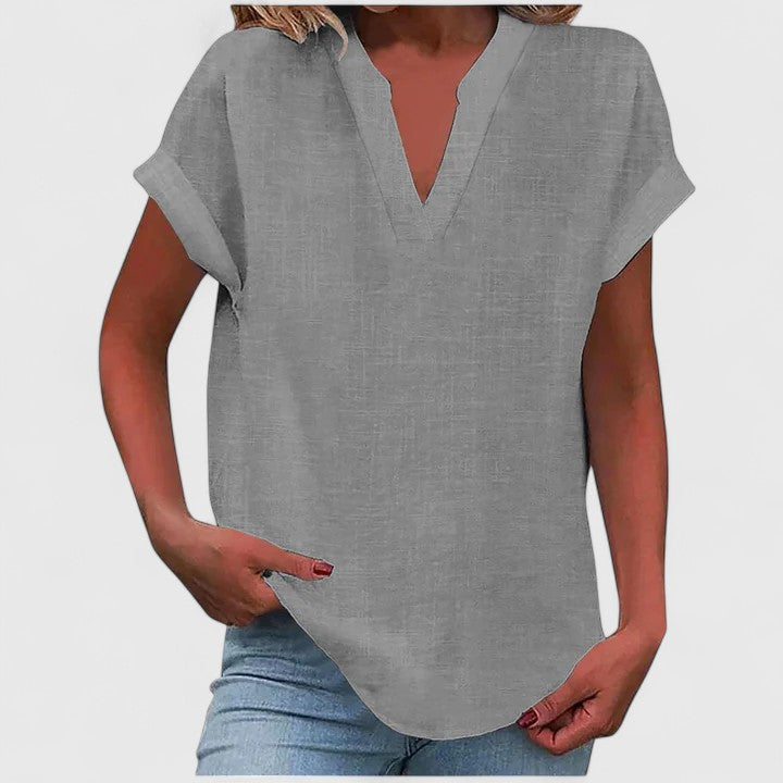 Xavinah | Comfort V-Neck Blouse
