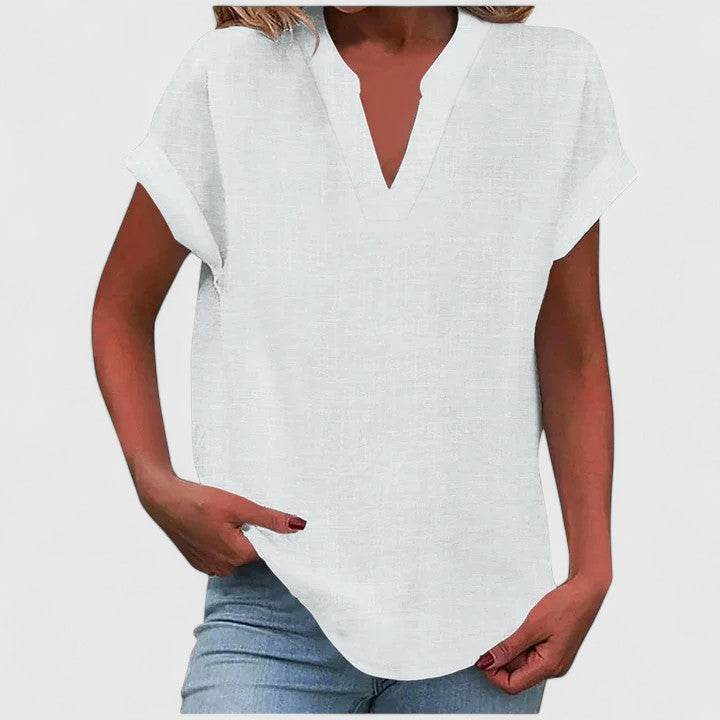 Xavinah | Comfort V-Neck Blouse
