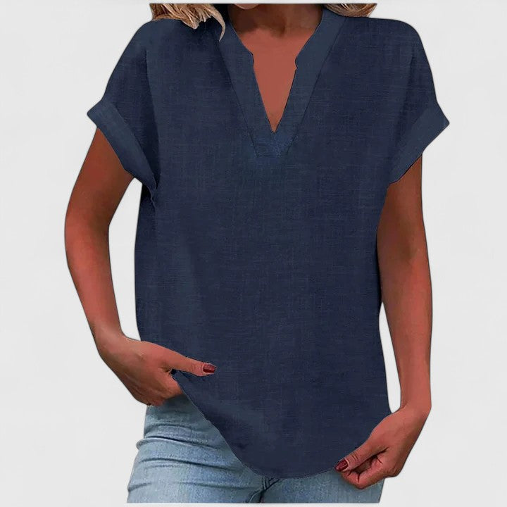 Xavinah | Comfort V-Neck Blouse
