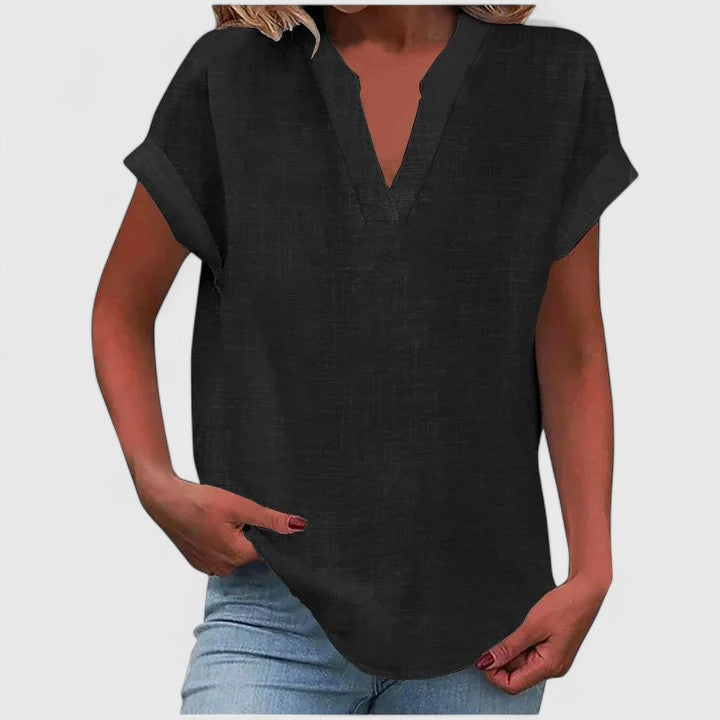 Xavinah | Comfort V-Neck Blouse