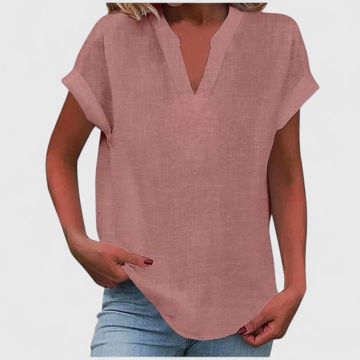 Xavinah | Comfort V-Neck Blouse
