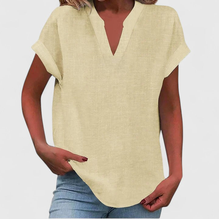 Xavinah | Comfort V-Neck Blouse