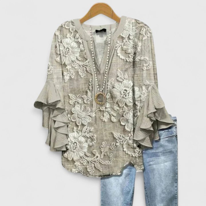 Taylisse | Sophisticated Printed Blouse