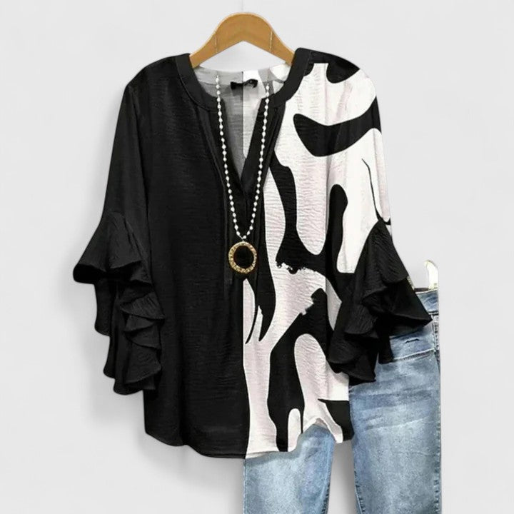 Taylisse | Sophisticated Printed Blouse