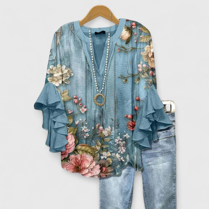 Taylisse | Sophisticated Printed Blouse