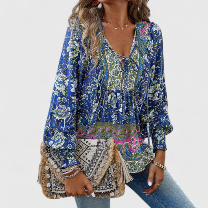 Renazianne | Elegant Printed Top