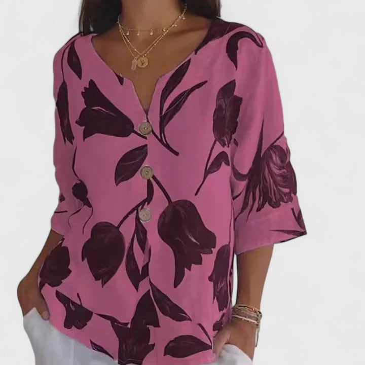 Isabel | Floral Print Blouse