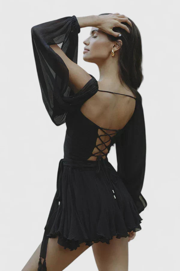 Anzryahh | Sophisticated Green Maxi Dress
