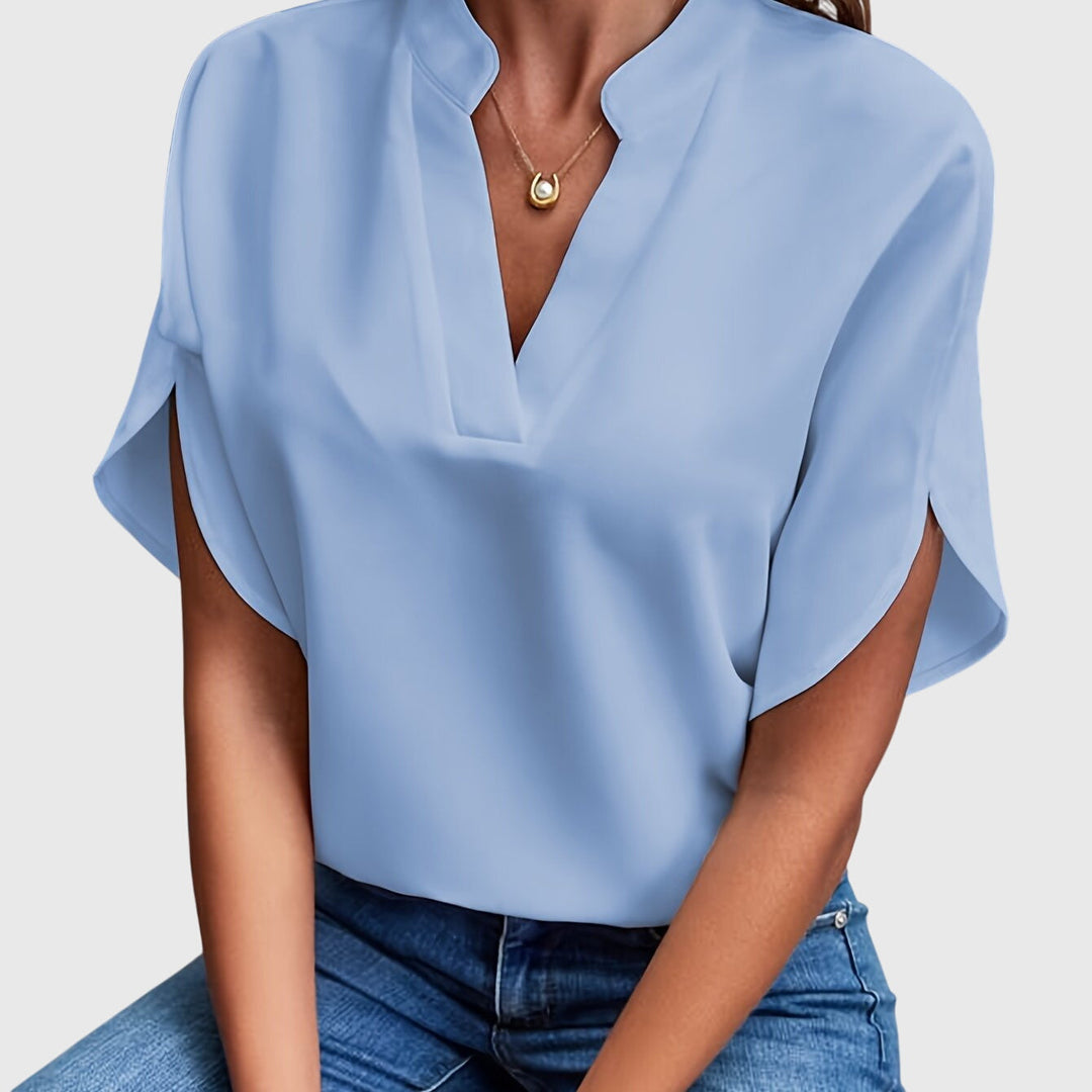 Kristie™ | Elegant Satin Blouse
