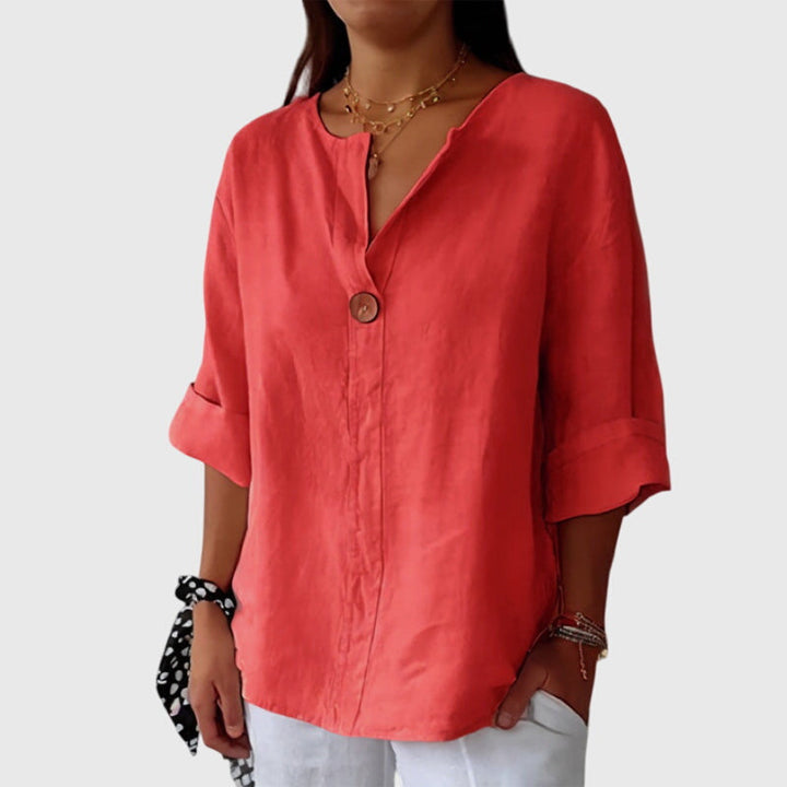 Valentina™ | Elegant Silk Blouse