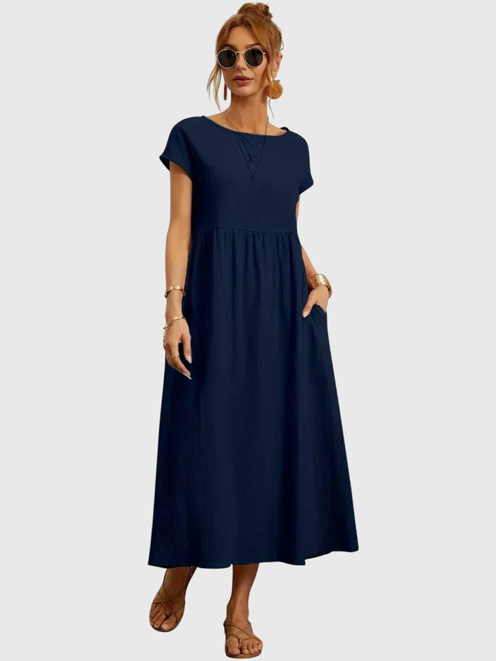 Giselle™ | Casual Pocket Midi Dress