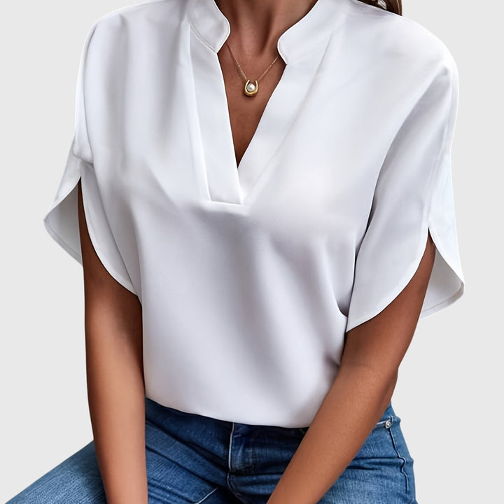 Kristie™ | Elegant Satin Blouse