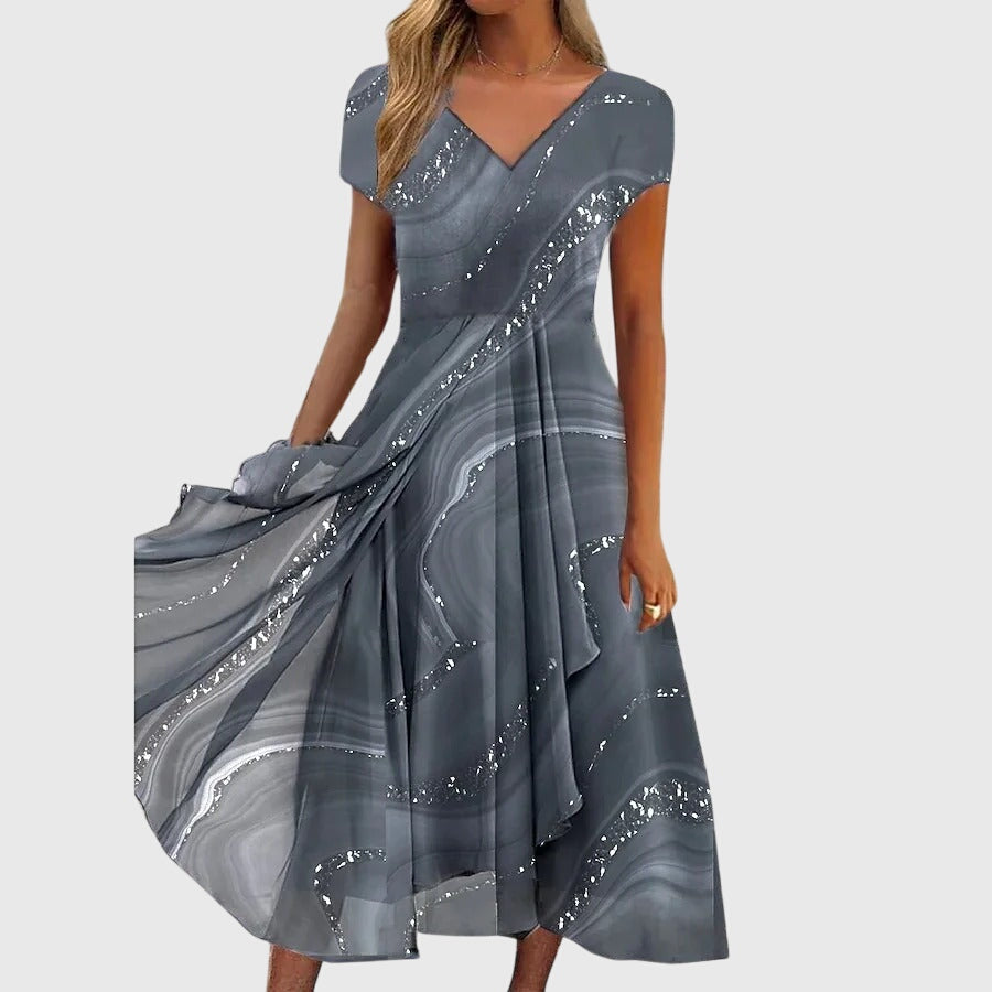 Aubrielle™ | Flowing Lightweight Midi Dress