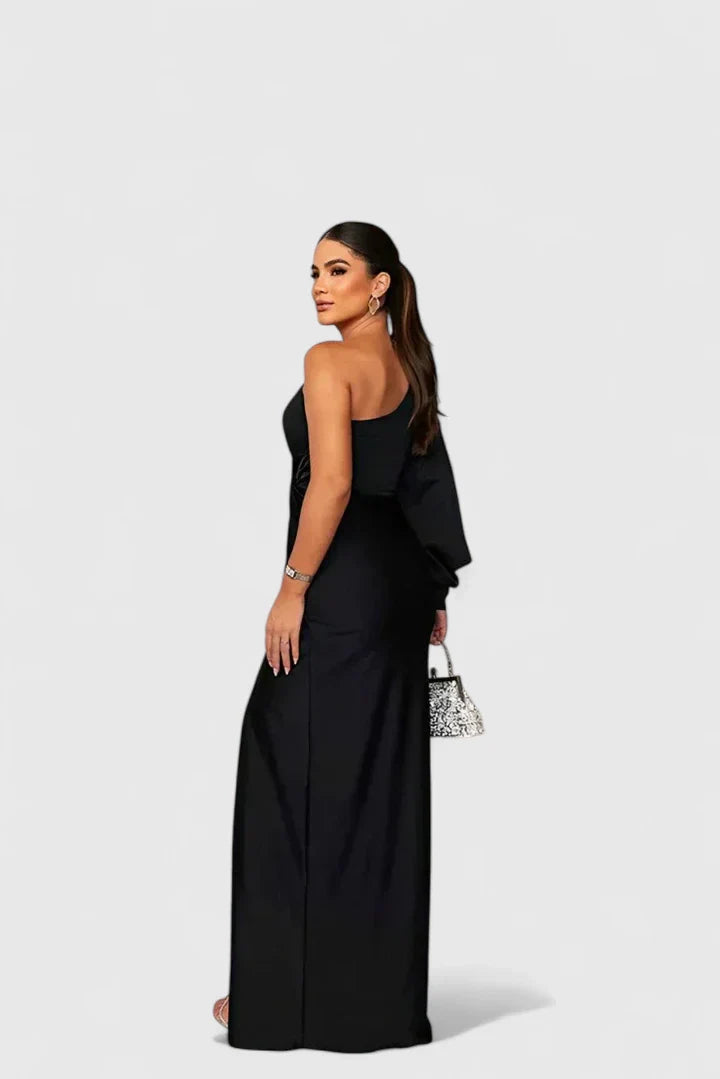 Saryxiah | Elegant Pleated Maxi Dress