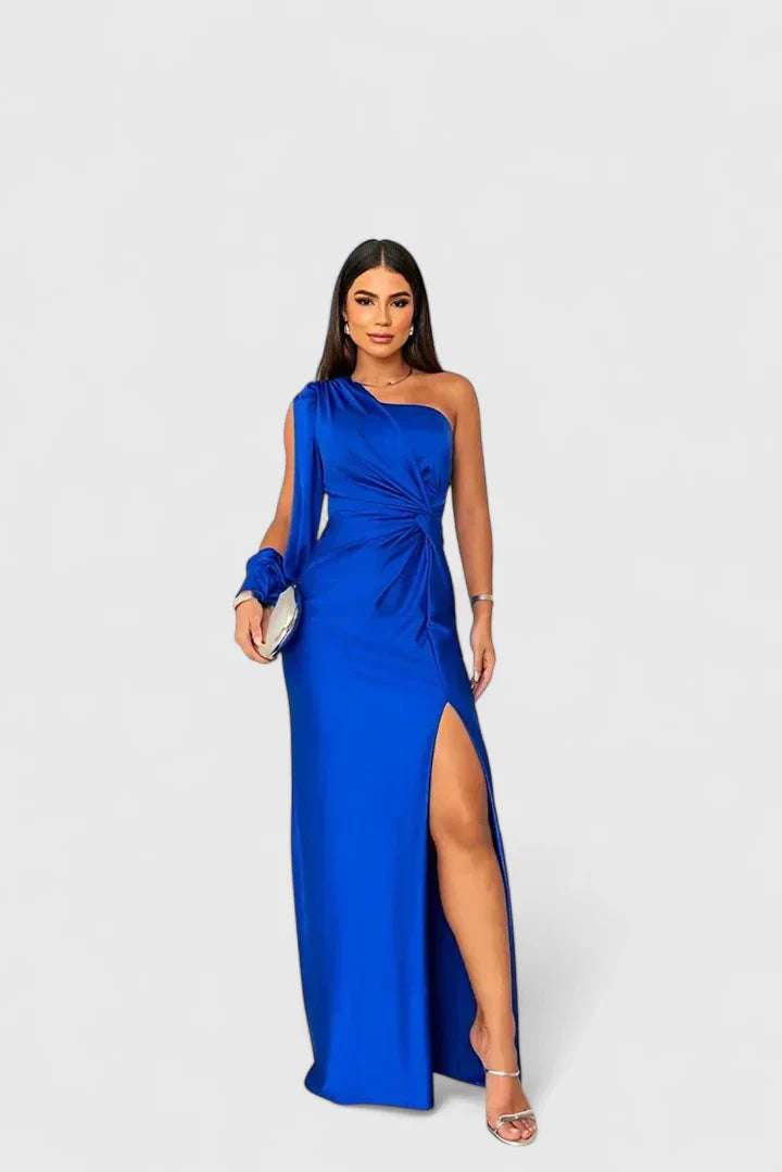 Saryxiah | Elegant Pleated Maxi Dress