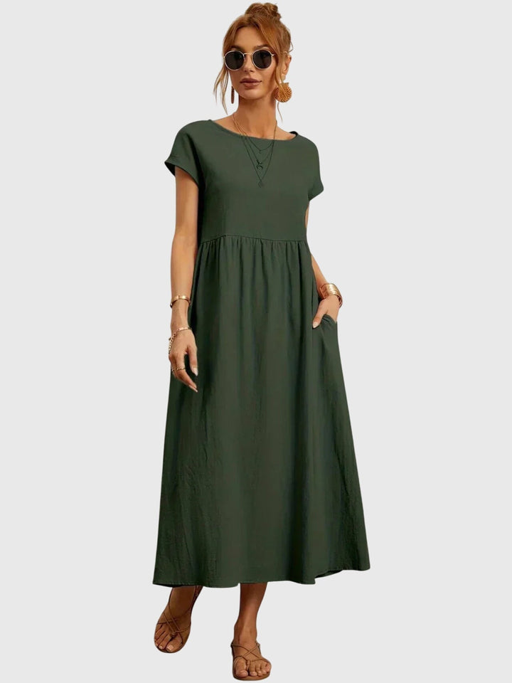 Giselle™ | Casual Pocket Midi Dress
