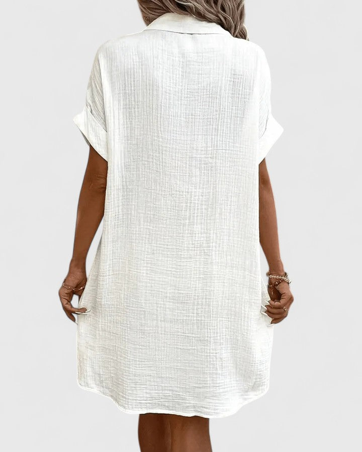 Gianeleza™ | Sophisticated Pleated Midi Dress
