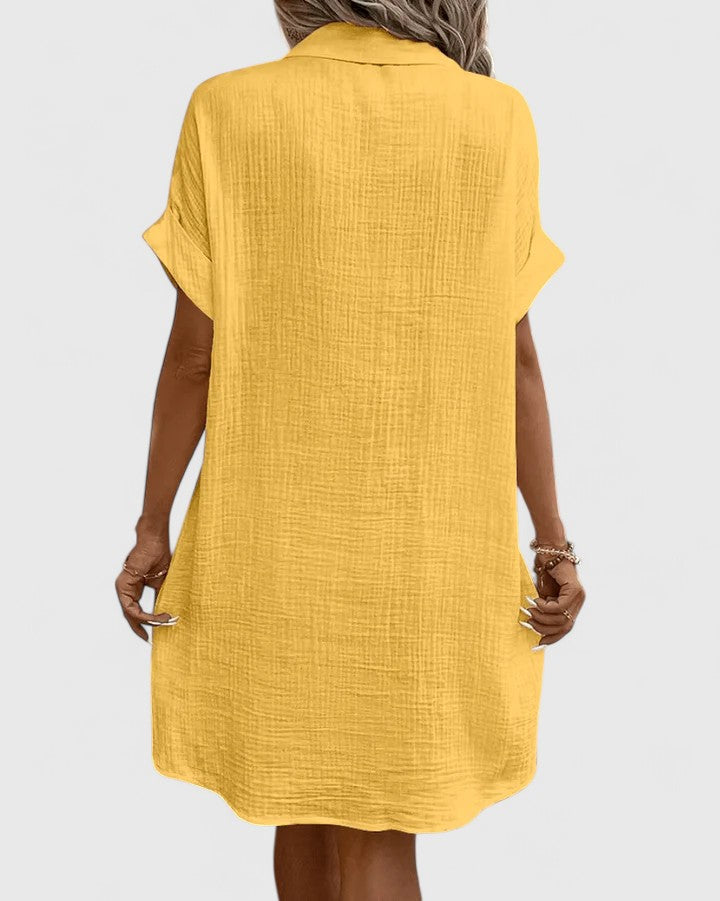 Gianeleza™ | Sophisticated Pleated Midi Dress