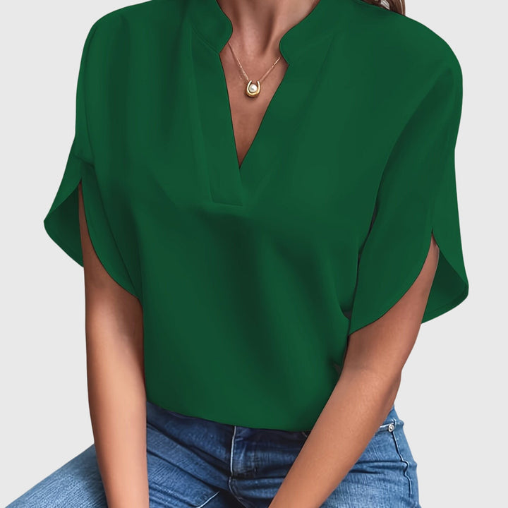 Kristie™ | Elegant Satin Blouse