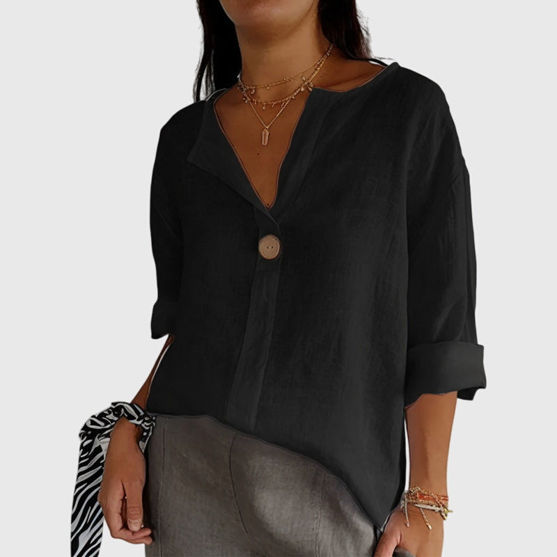 Valentina™ | Elegant Silk Blouse