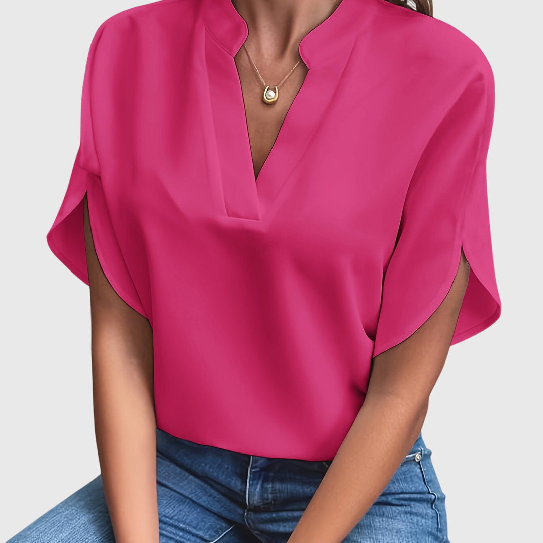 Kristie™ | Elegant Satin Blouse